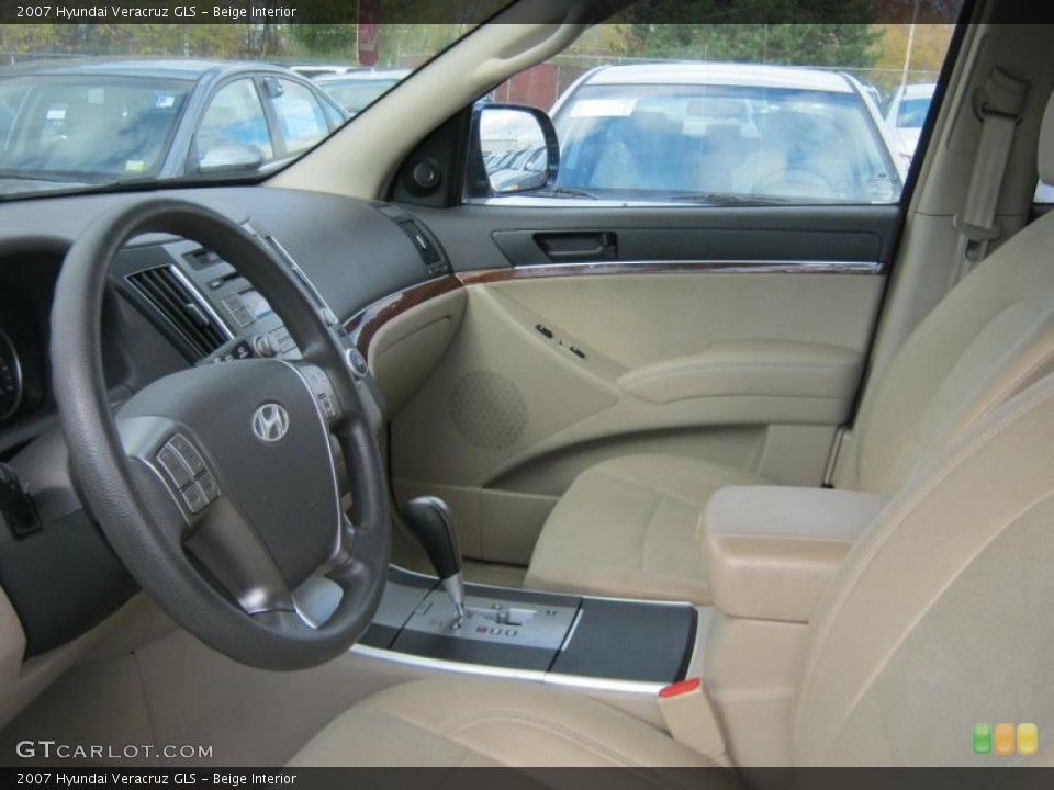 Beige Interior Photo for the 2007 Hyundai Veracruz GLS #39227018