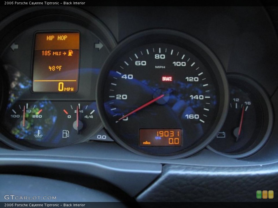 Black Interior Gauges for the 2006 Porsche Cayenne Tiptronic #39227514