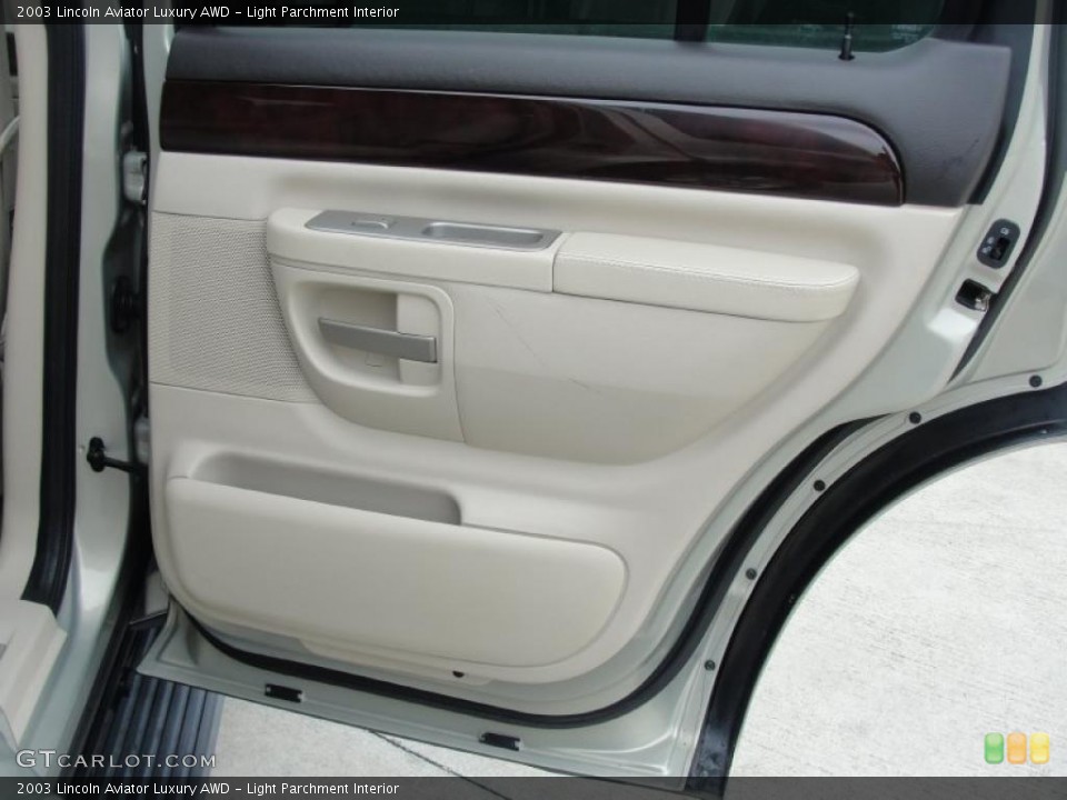 Light Parchment Interior Door Panel for the 2003 Lincoln Aviator Luxury AWD #39229690