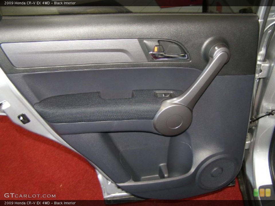 Black Interior Door Panel for the 2009 Honda CR-V EX 4WD #39229722