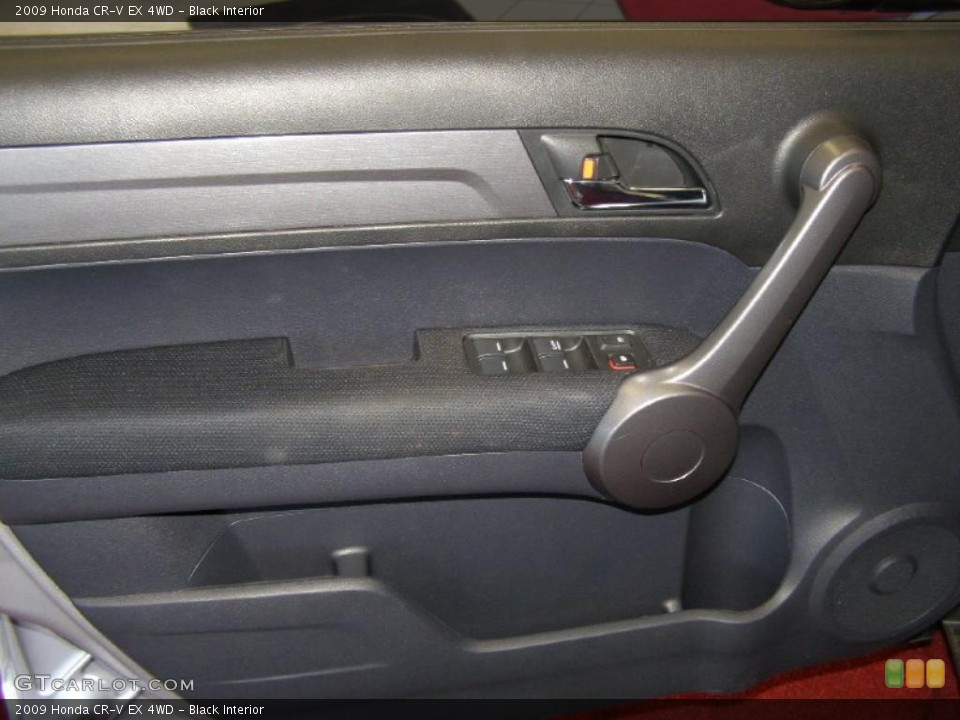 Black Interior Door Panel for the 2009 Honda CR-V EX 4WD #39229818