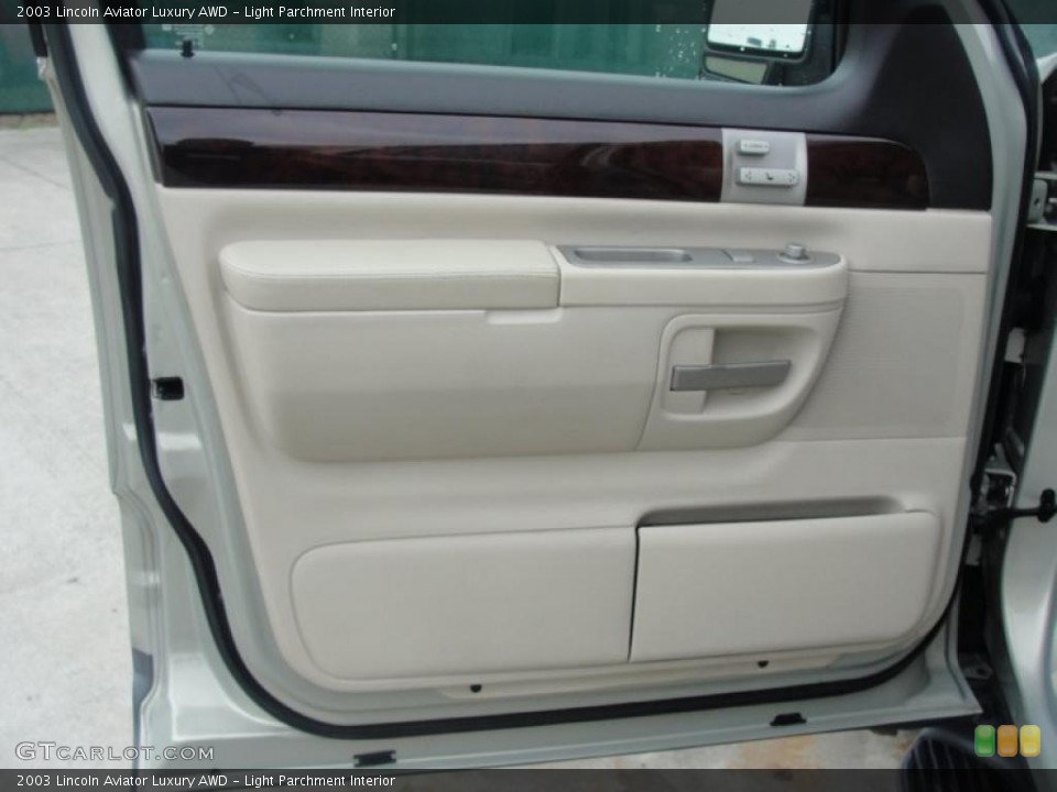Light Parchment Interior Door Panel for the 2003 Lincoln Aviator Luxury AWD #39229890