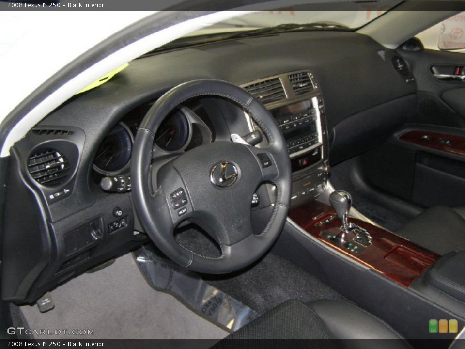 Black Interior Prime Interior for the 2008 Lexus IS 250 #39230178