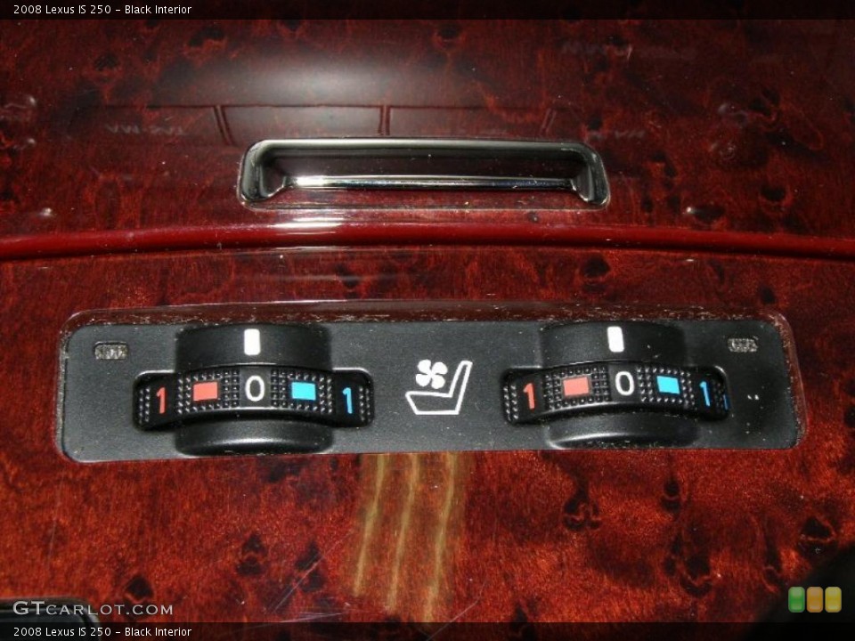 Black Interior Controls for the 2008 Lexus IS 250 #39230322