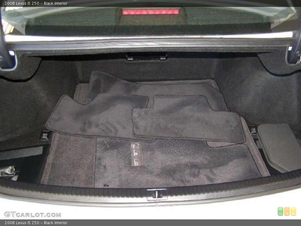 Black Interior Trunk for the 2008 Lexus IS 250 #39230394