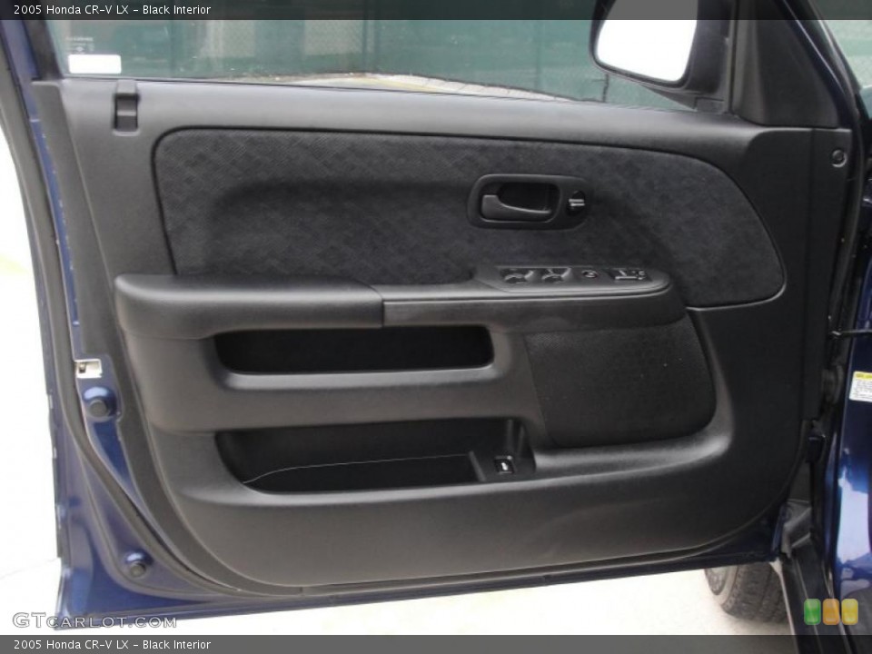 Black Interior Door Panel for the 2005 Honda CR-V LX #39230742