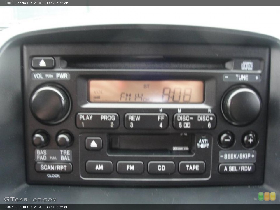 Black Interior Controls for the 2005 Honda CR-V LX #39230846