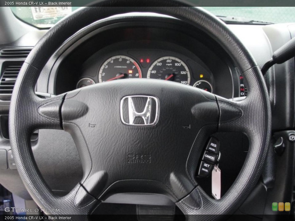 Black Interior Steering Wheel for the 2005 Honda CR-V LX #39230870