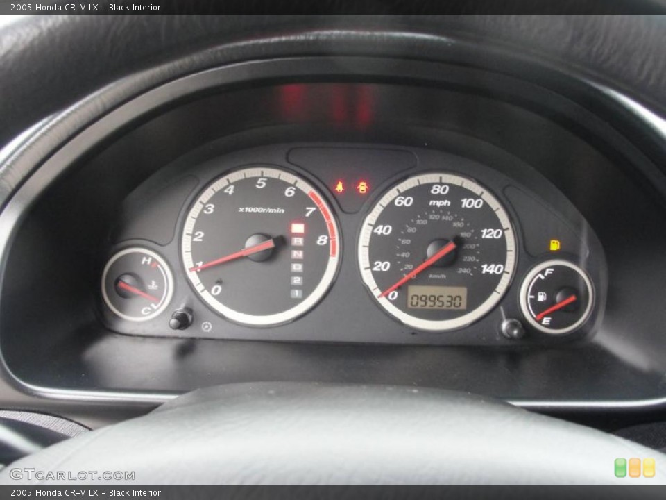 Black Interior Gauges for the 2005 Honda CR-V LX #39230888