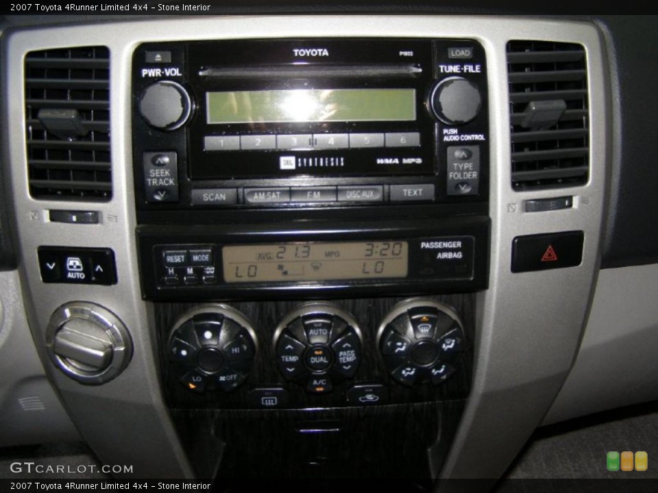 Stone Interior Controls for the 2007 Toyota 4Runner Limited 4x4 #39233123
