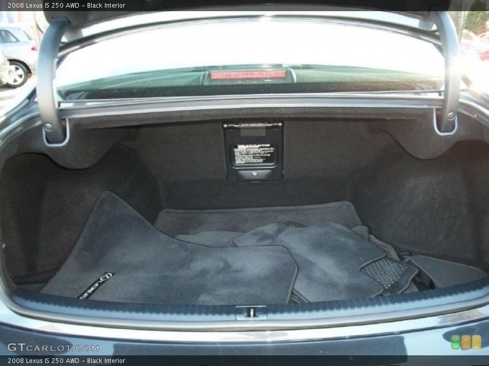 Black Interior Trunk for the 2008 Lexus IS 250 AWD #39235124
