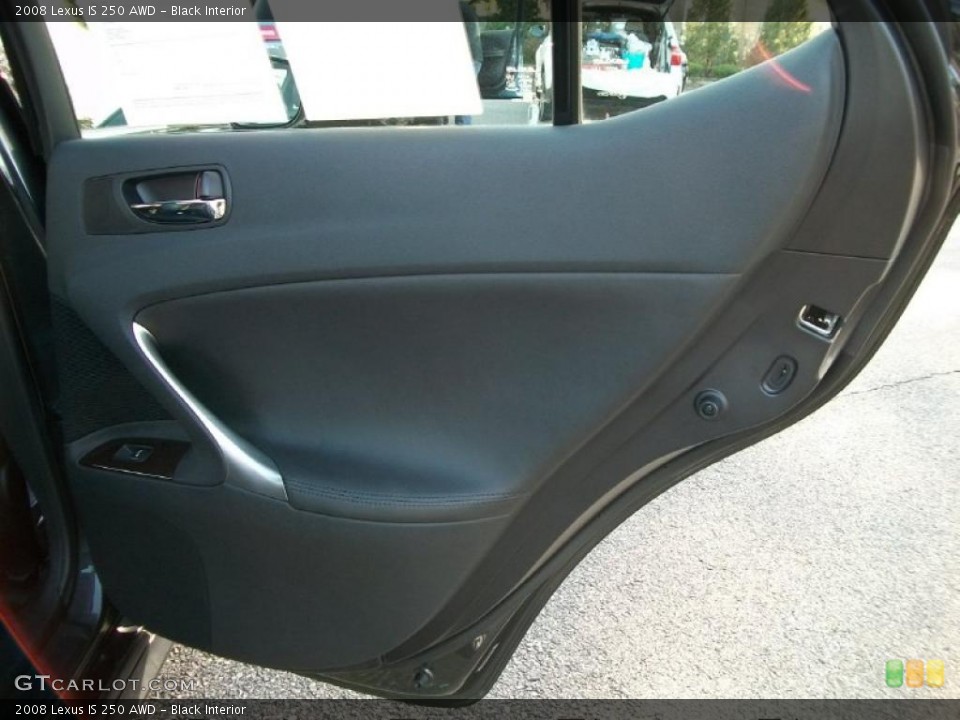 Black Interior Door Panel for the 2008 Lexus IS 250 AWD #39235156