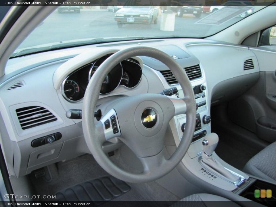 Titanium Interior Prime Interior for the 2009 Chevrolet Malibu LS Sedan #39235493