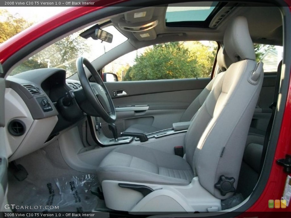 Off Black Interior Photo for the 2008 Volvo C30 T5 Version 1.0 #39235549