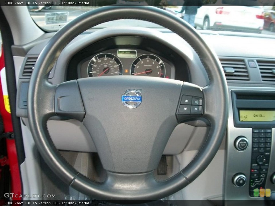 Off Black Interior Steering Wheel for the 2008 Volvo C30 T5 Version 1.0 #39235585