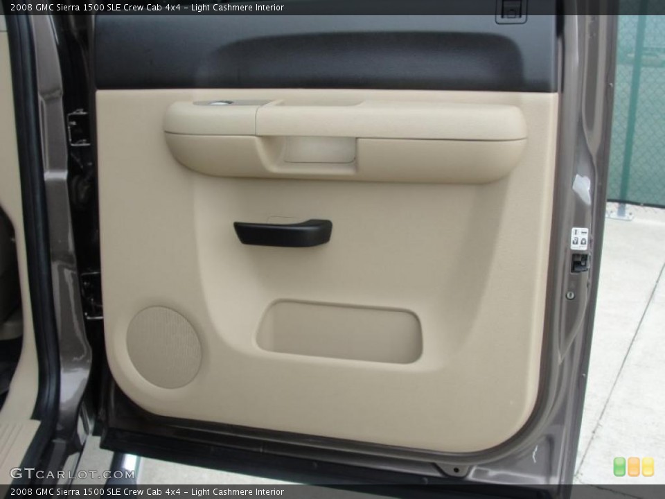 Light Cashmere Interior Door Panel for the 2008 GMC Sierra 1500 SLE Crew Cab 4x4 #39235885