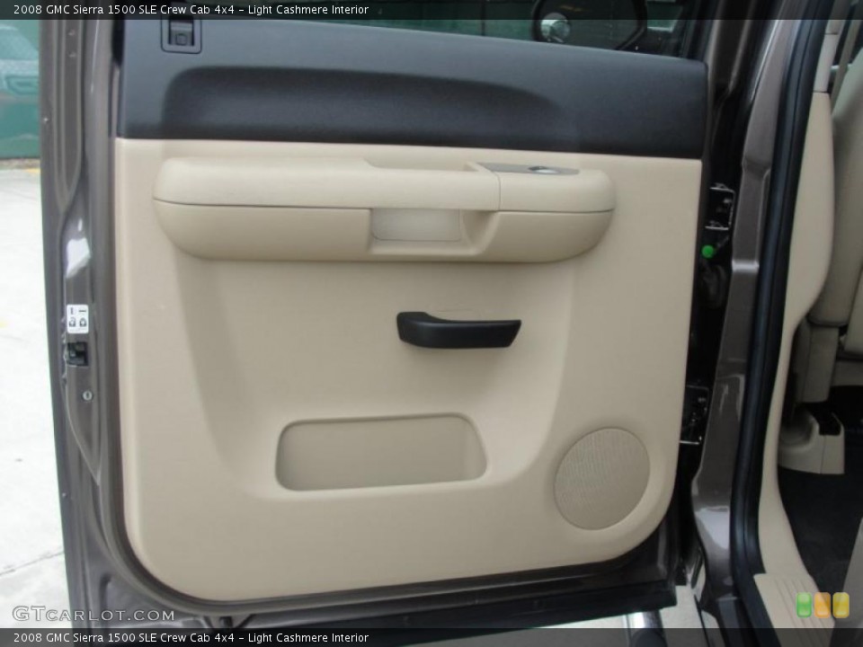 Light Cashmere Interior Door Panel for the 2008 GMC Sierra 1500 SLE Crew Cab 4x4 #39235933
