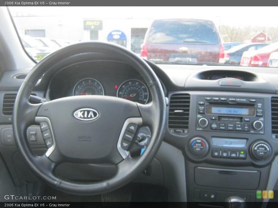 Gray Interior Dashboard for the 2006 Kia Optima EX V6 #39235969