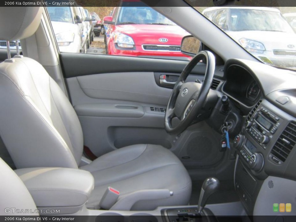 Gray Interior Photo for the 2006 Kia Optima EX V6 #39236009