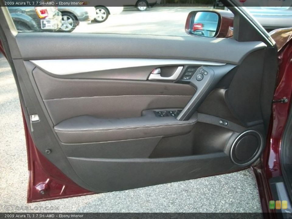 Ebony Interior Door Panel for the 2009 Acura TL 3.7 SH-AWD #39236013