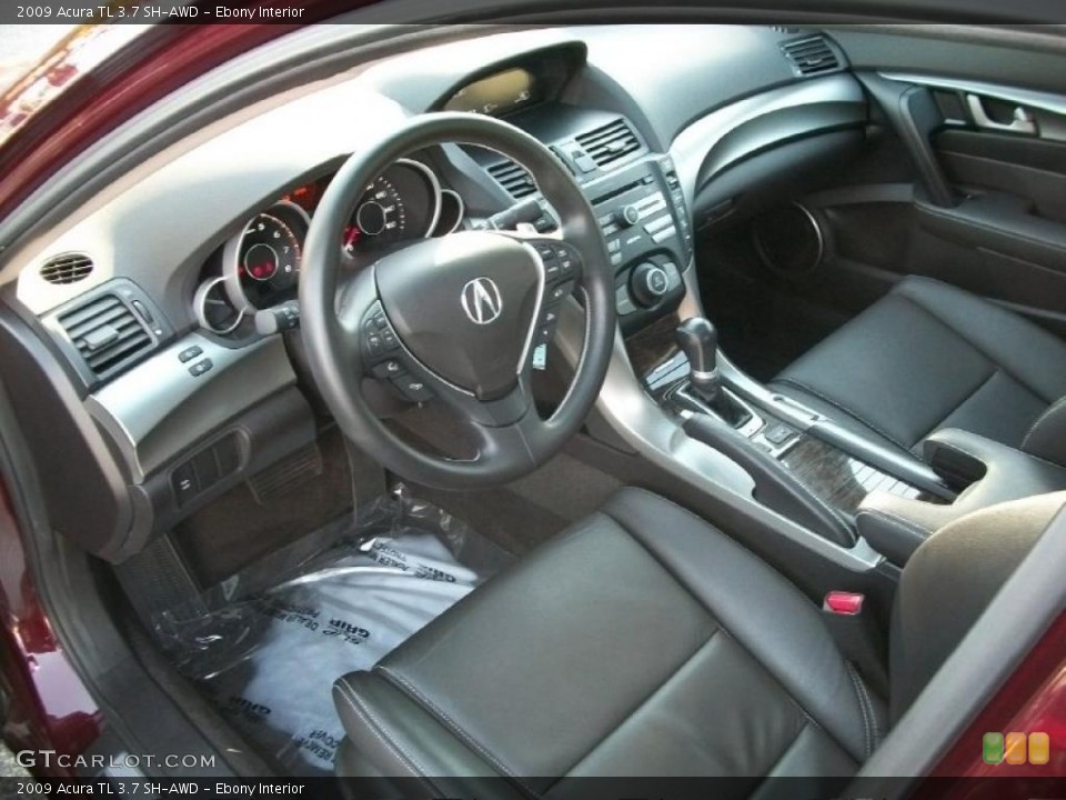 Ebony Interior Prime Interior for the 2009 Acura TL 3.7 SH-AWD #39236033