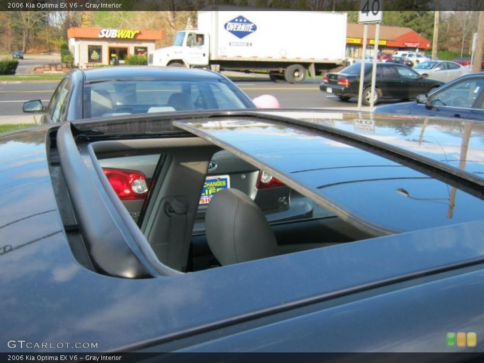 Gray Interior Sunroof for the 2006 Kia Optima EX V6 #39236045