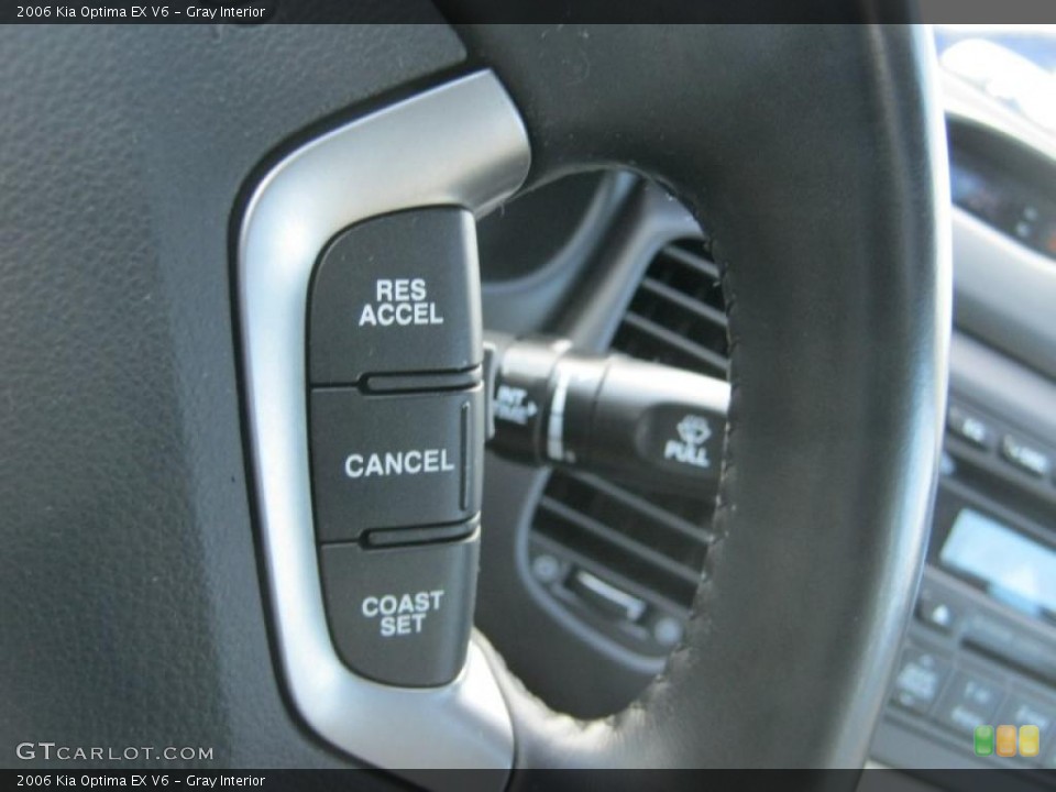 Gray Interior Controls for the 2006 Kia Optima EX V6 #39236061