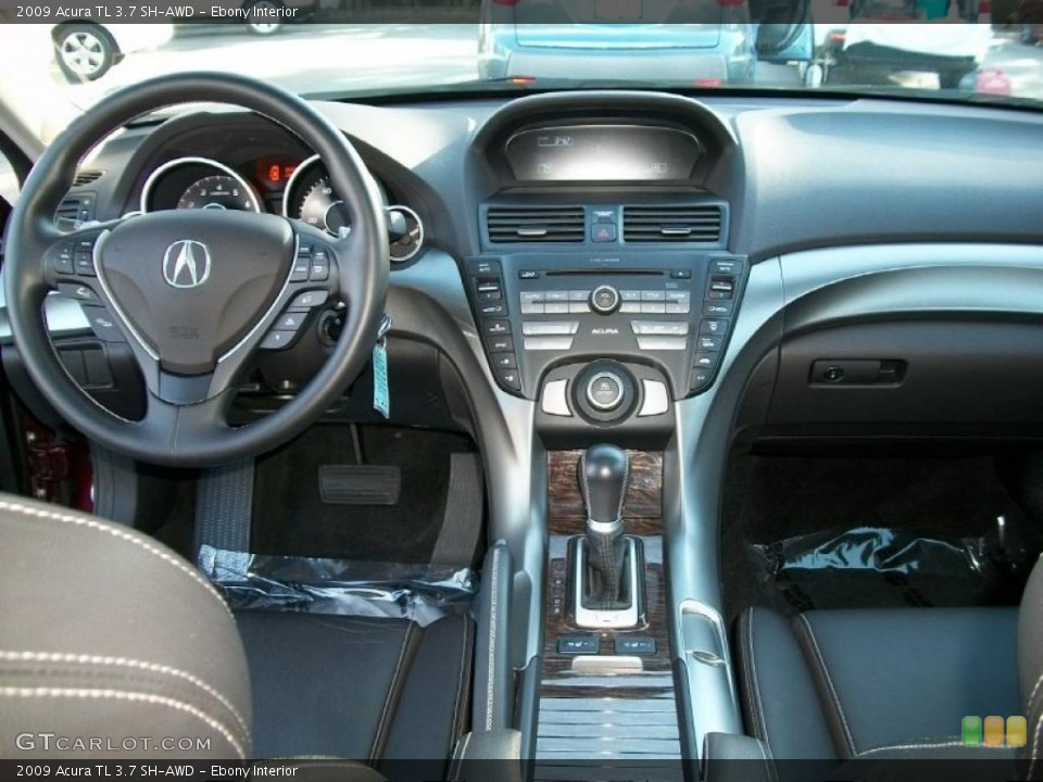 Ebony Interior Dashboard for the 2009 Acura TL 3.7 SH-AWD #39236093