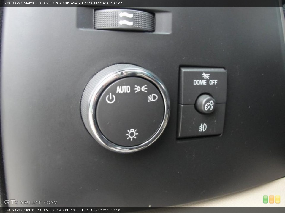 Light Cashmere Interior Controls for the 2008 GMC Sierra 1500 SLE Crew Cab 4x4 #39236173