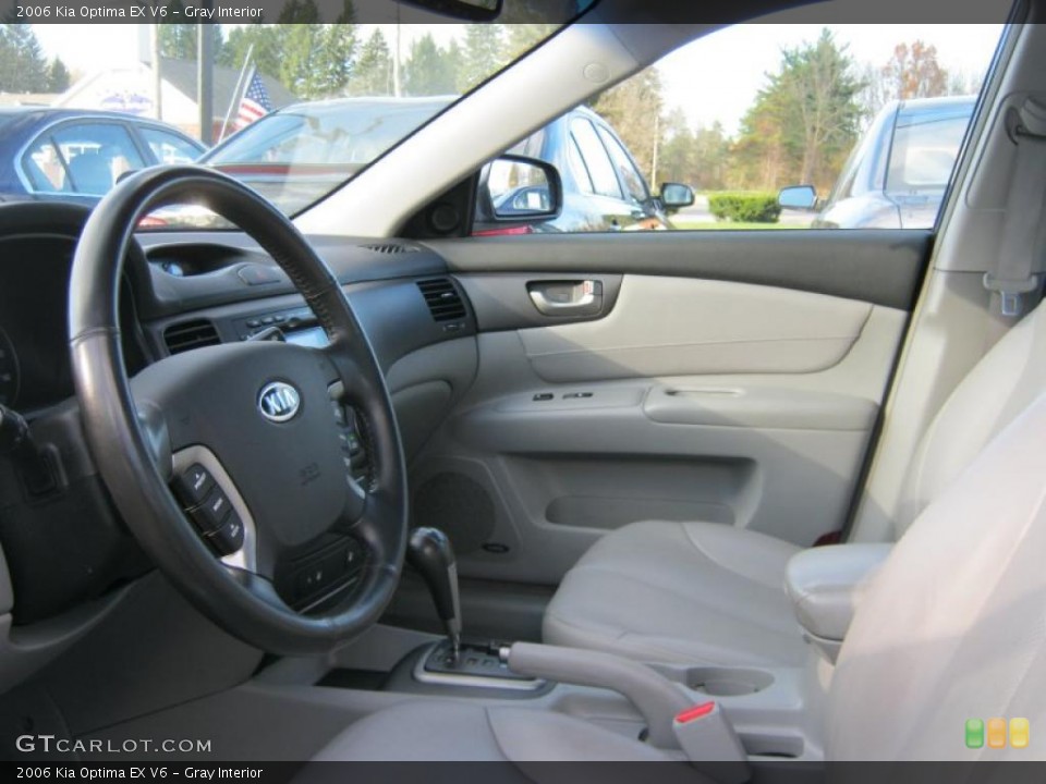Gray Interior Photo for the 2006 Kia Optima EX V6 #39236265