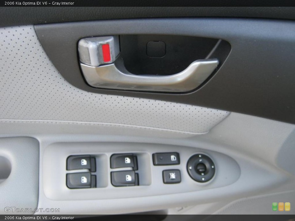 Gray Interior Controls for the 2006 Kia Optima EX V6 #39236289