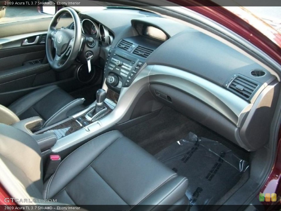 Ebony Interior Dashboard for the 2009 Acura TL 3.7 SH-AWD #39236317