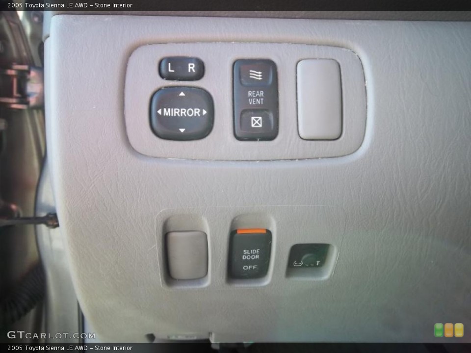 Stone Interior Controls for the 2005 Toyota Sienna LE AWD #39236645