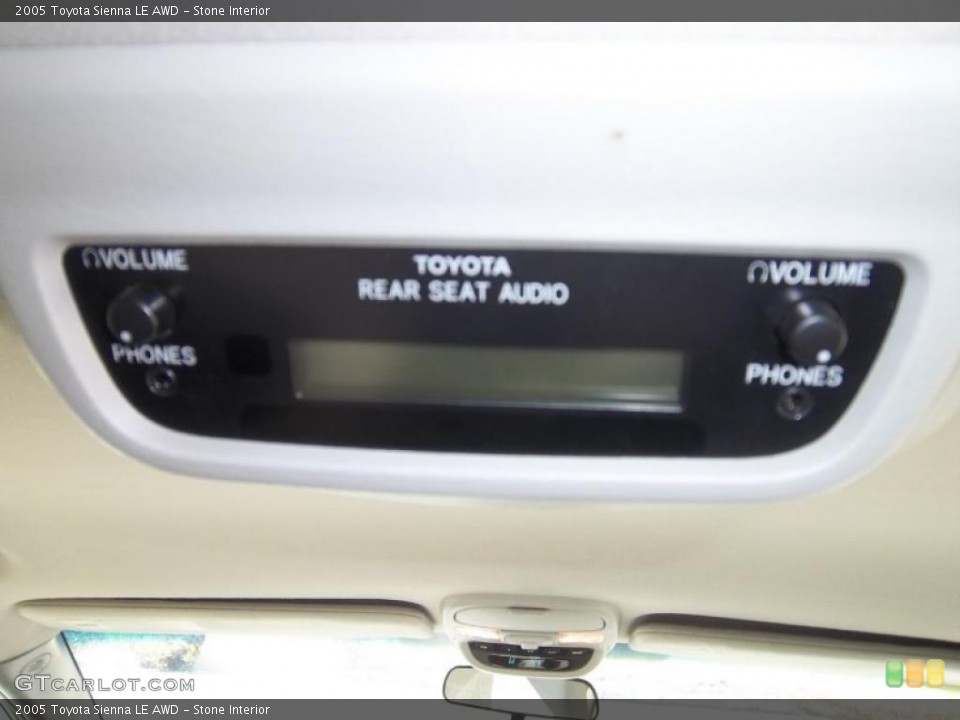 Stone Interior Controls for the 2005 Toyota Sienna LE AWD #39236889