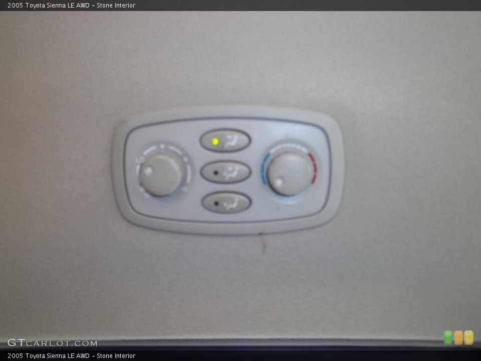 Stone Interior Controls for the 2005 Toyota Sienna LE AWD #39236901