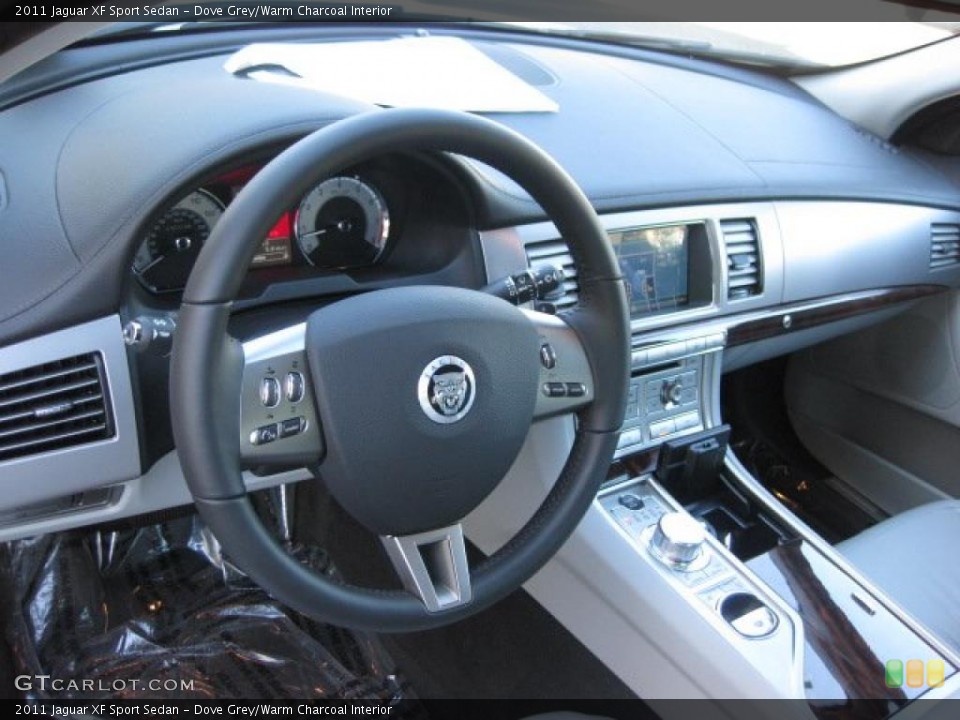Dove Grey/Warm Charcoal Interior Prime Interior for the 2011 Jaguar XF Sport Sedan #39239225