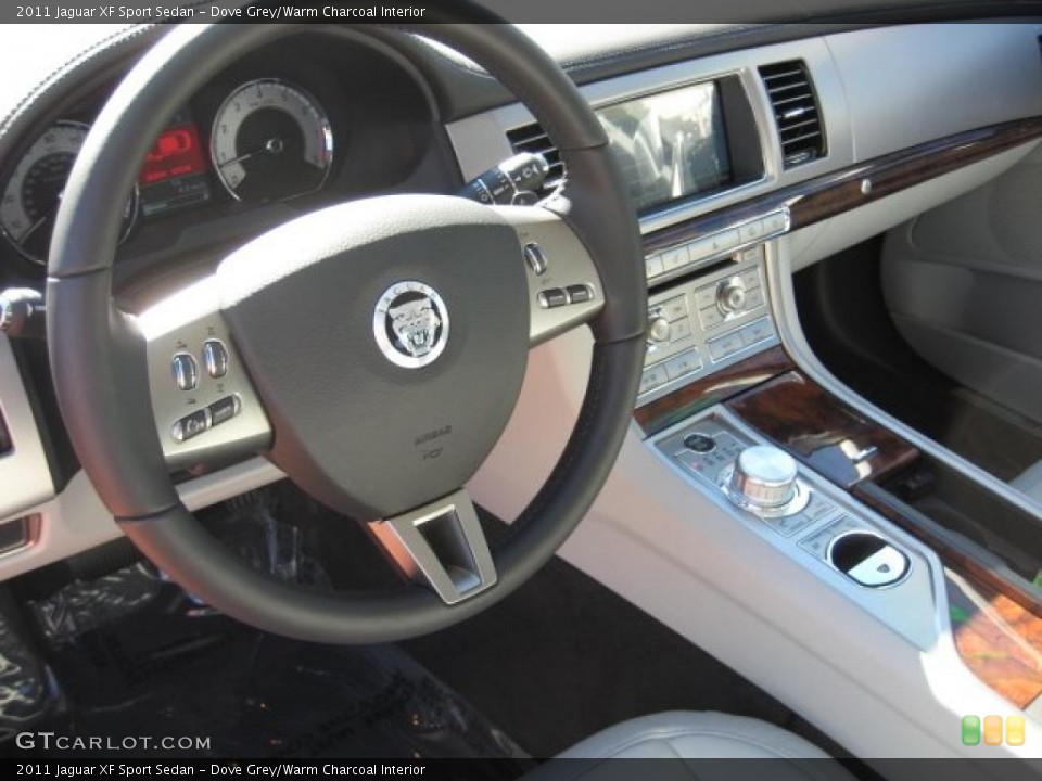 Dove Grey/Warm Charcoal Interior Prime Interior for the 2011 Jaguar XF Sport Sedan #39239793