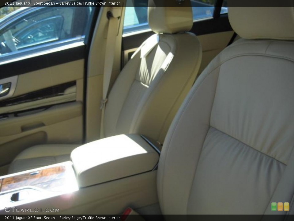 Barley Beige/Truffle Brown Interior Photo for the 2011 Jaguar XF Sport Sedan #39239869