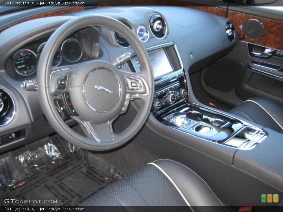Jet Black/Jet Black Interior Prime Interior for the 2011 Jaguar XJ XJ #39240382