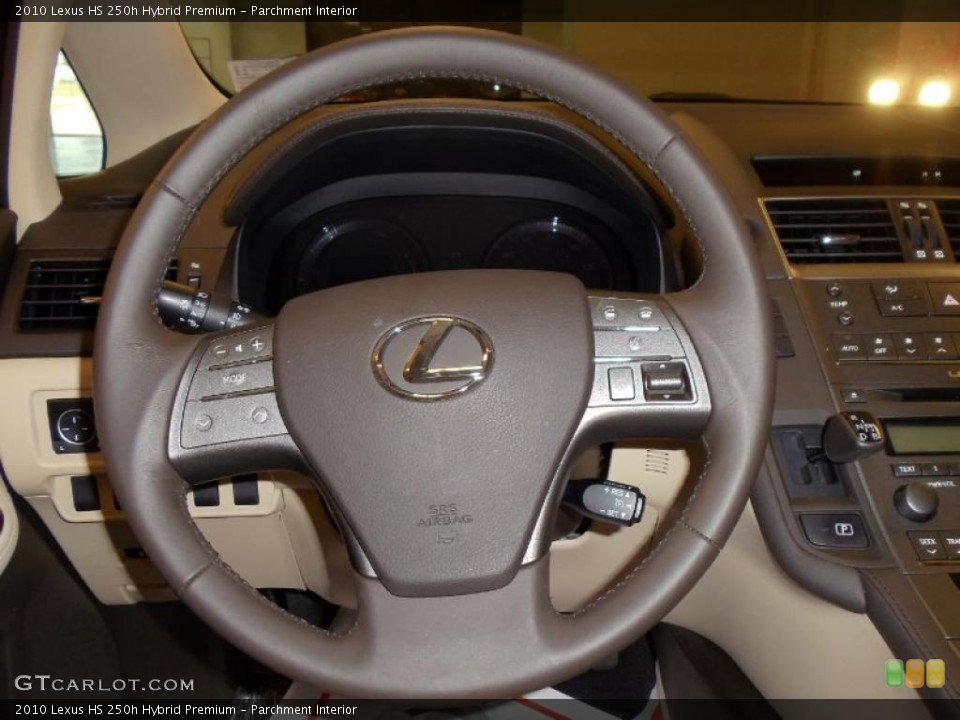 Parchment Interior Steering Wheel for the 2010 Lexus HS 250h Hybrid Premium #39240722