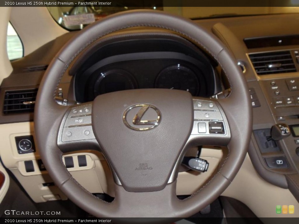 Parchment Interior Steering Wheel for the 2010 Lexus HS 250h Hybrid Premium #39240786