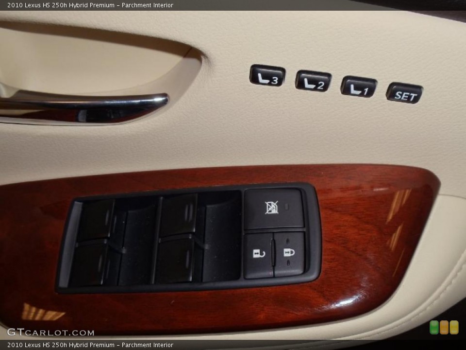 Parchment Interior Controls for the 2010 Lexus HS 250h Hybrid Premium #39240802