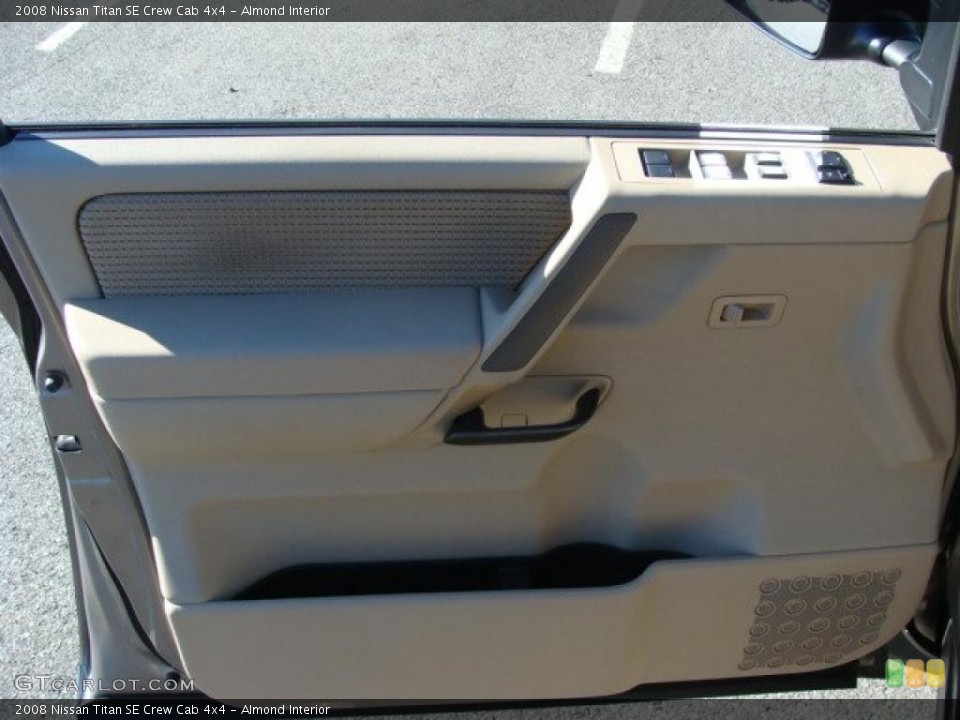 Almond Interior Door Panel for the 2008 Nissan Titan SE Crew Cab 4x4 #39240962