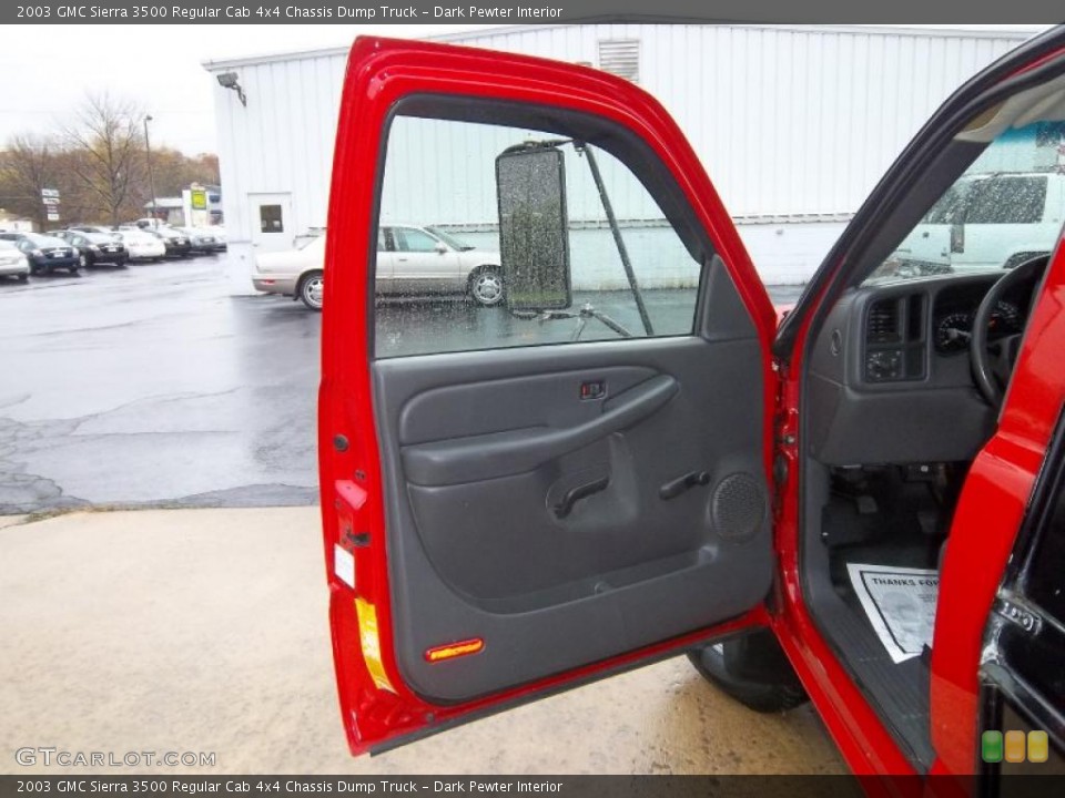 Dark Pewter Interior Door Panel for the 2003 GMC Sierra 3500 Regular Cab 4x4 Chassis Dump Truck #39241138