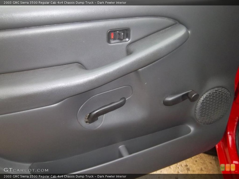 Dark Pewter Interior Door Panel for the 2003 GMC Sierra 3500 Regular Cab 4x4 Chassis Dump Truck #39241154