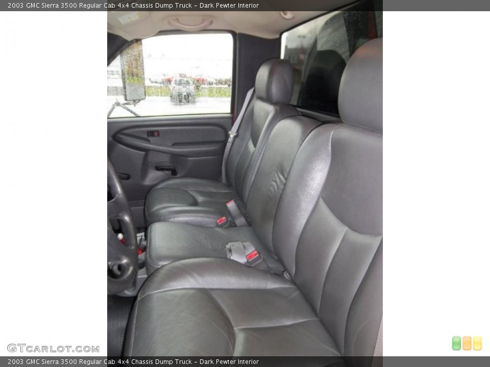 Dark Pewter Interior Photo for the 2003 GMC Sierra 3500 Regular Cab 4x4 Chassis Dump Truck #39241174