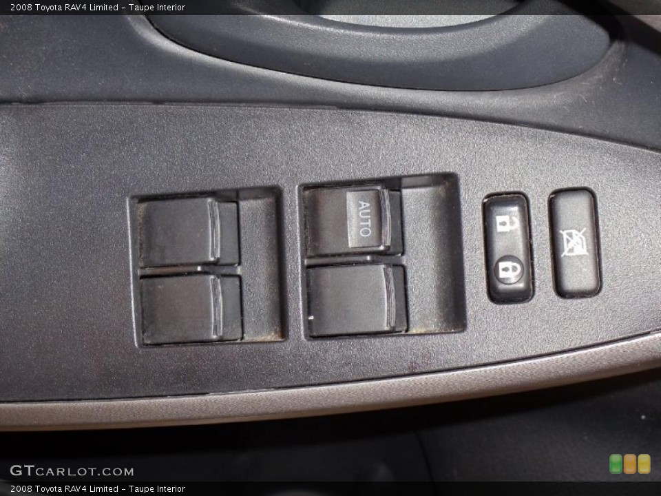 Taupe Interior Controls for the 2008 Toyota RAV4 Limited #39241218