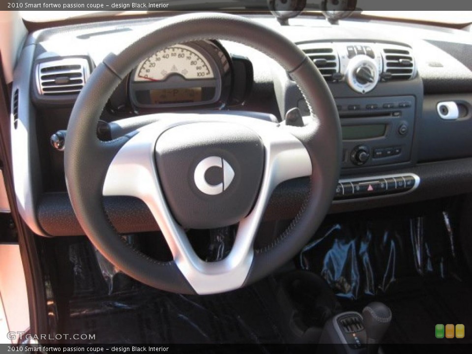 design Black Interior Steering Wheel for the 2010 Smart fortwo passion coupe #39241246