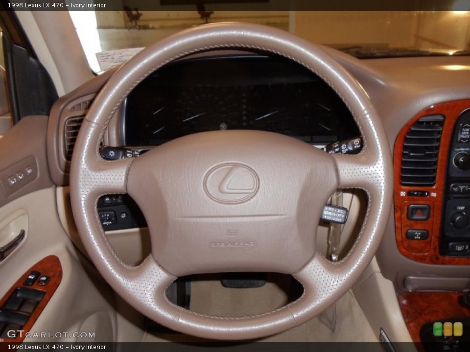 Ivory Interior Steering Wheel for the 1998 Lexus LX 470 #39241930