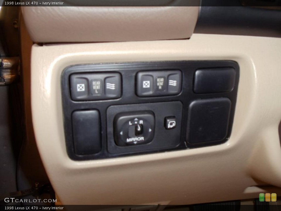Ivory Interior Controls for the 1998 Lexus LX 470 #39241986